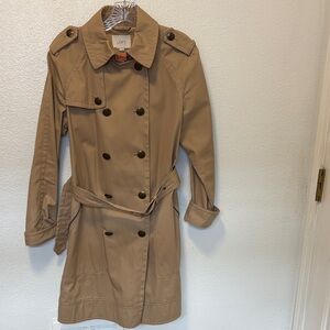 LOFT Classic Beige Trench Coat